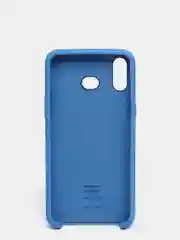 Синий чехол силиконовый Silicone Cover Case для Samsung Galaxy A6S, M20