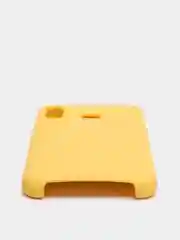 Желтый чехол силиконовый Silicone Cover Case для Samsung Galaxy A6S, M20