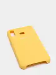 Желтый чехол силиконовый Silicone Cover Case для Samsung Galaxy A6S, M20