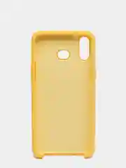 Желтый чехол силиконовый Silicone Cover Case для Samsung Galaxy A6S, M20