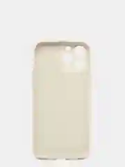 Белый чехол iPhone 13 Pro Max, силиконовый на айфон про макс
