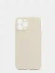 Белый чехол iPhone 13 Pro Max, силиконовый на айфон про макс