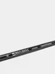 Кисть художественная профессиональная BRAUBERG ART "CLASSIC", синтетика жесткая, плоская, № 6, длинная ручка, 200665