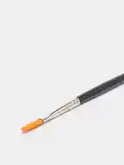 Кисть художественная профессиональная BRAUBERG ART "CLASSIC", синтетика жесткая, плоская, № 6, длинная ручка, 200665