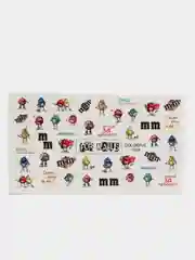 Слайдер для дизайна ногтей "Конфеты M&Ms" на любой фон