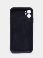 Темно-синий чехол Silicone Case для iPhone 13 /11/12/12 ProMax с защитой камеры с бархатной подкладкой