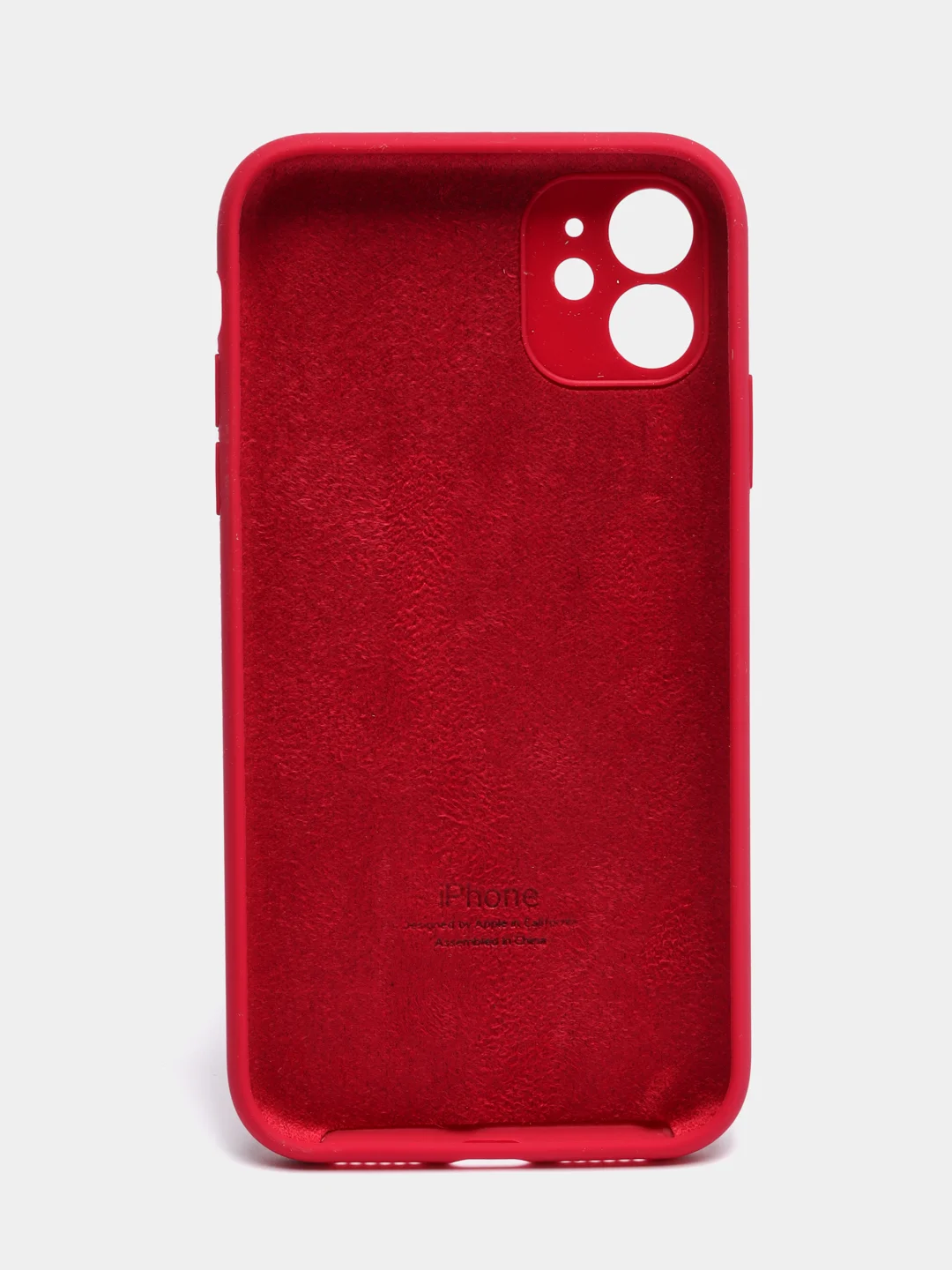 Бирюзовый чехол Silicone Case для iPhone 13 /11/12/12 ProMax с защитой камеры с бархатной подкладкой