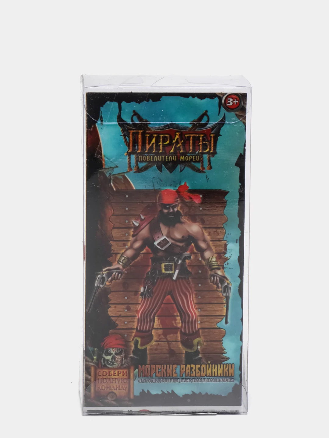 Багровый фигурка "Пират" Город Игр, IQ, Boy, Solders