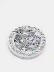 Серебряный попсокет-подставка для телефона