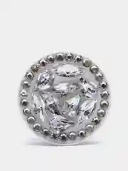 Серебряный попсокет-подставка для телефона