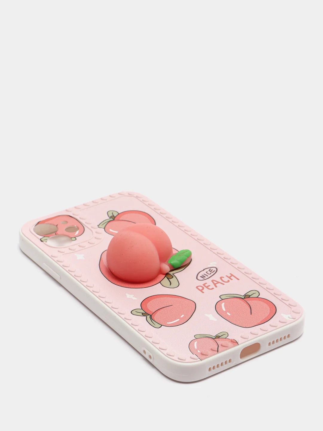 Чехол Антистресс для iPhone 11 / 12 Персик NicePeach