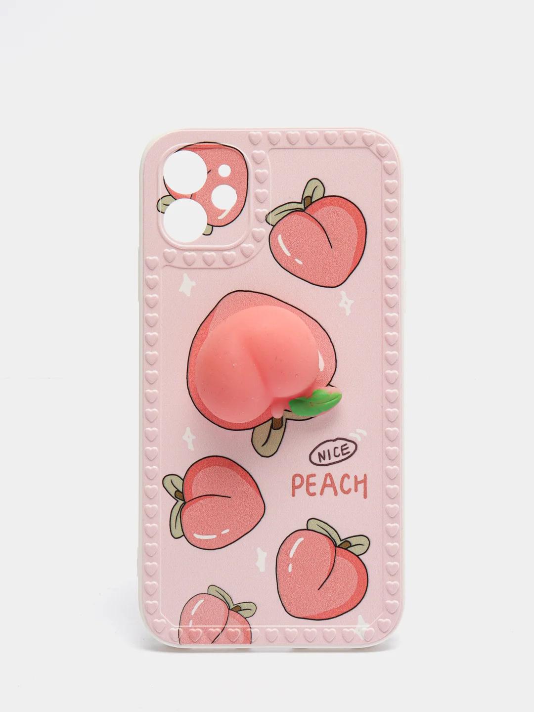 Чехол Антистресс для iPhone 11 / 12 Персик NicePeach