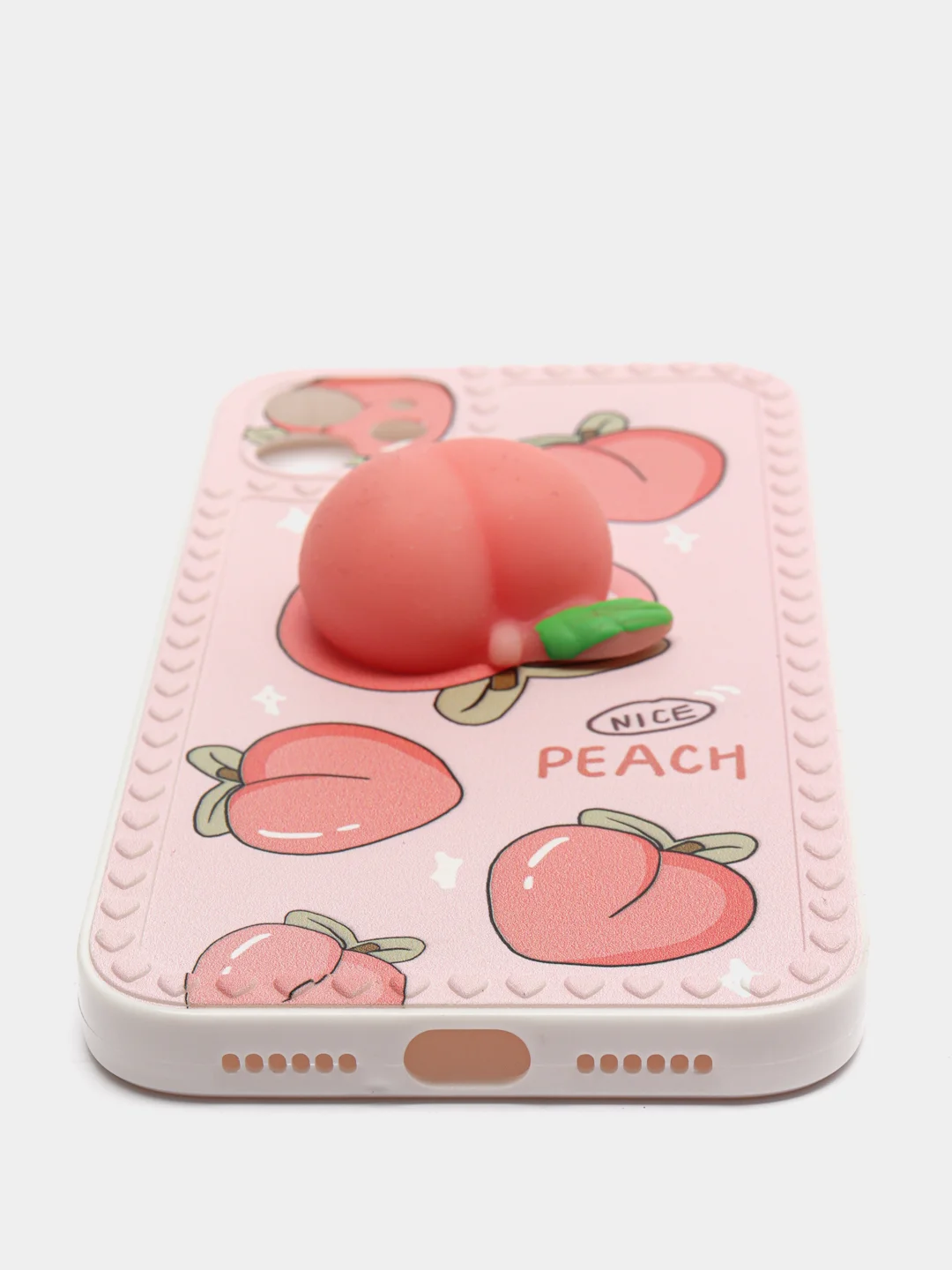 Чехол Антистресс для iPhone 11 / 12 Персик NicePeach