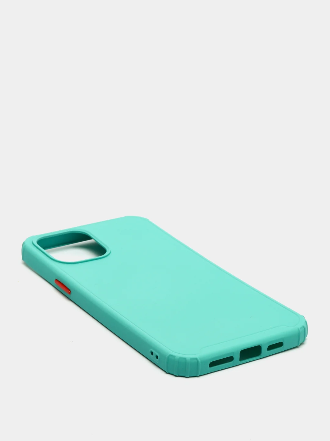 Бирюзовый чехол Apple iPhone 12 Pro Max (6.7) силиконовый противоударный с усиленными углами