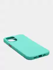Бирюзовый чехол Apple iPhone 12 Pro Max (6.7) силиконовый противоударный с усиленными углами
