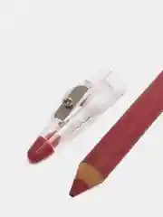 Белый карандаш для губ матовый с точилкой