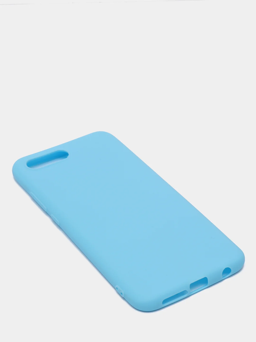 Голубой чехол Huawei Honor 10, Хуавей Хонор 10 силиконовый, цветной, матовый