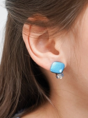 Клипсы детские KRASIVO accessories Wood lozenges, деревянные