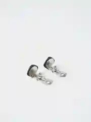 Кораллово-розовый клипсы детские KRASIVO accessories Wood lozenges, деревянные