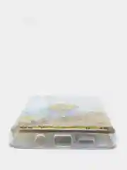 Золотой чехол Xiaomi Mi Note 10 / Mi Note 10 Pro / Mi CC9 PRO переливающийся жидкий с блестками