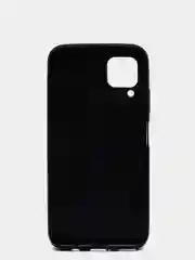 Марсала чехол Huawei P40 Lite, Хуавей П40 Лайт черный силиконовый под кожу