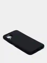Марсала чехол Huawei P40 Lite, Хуавей П40 Лайт черный силиконовый под кожу