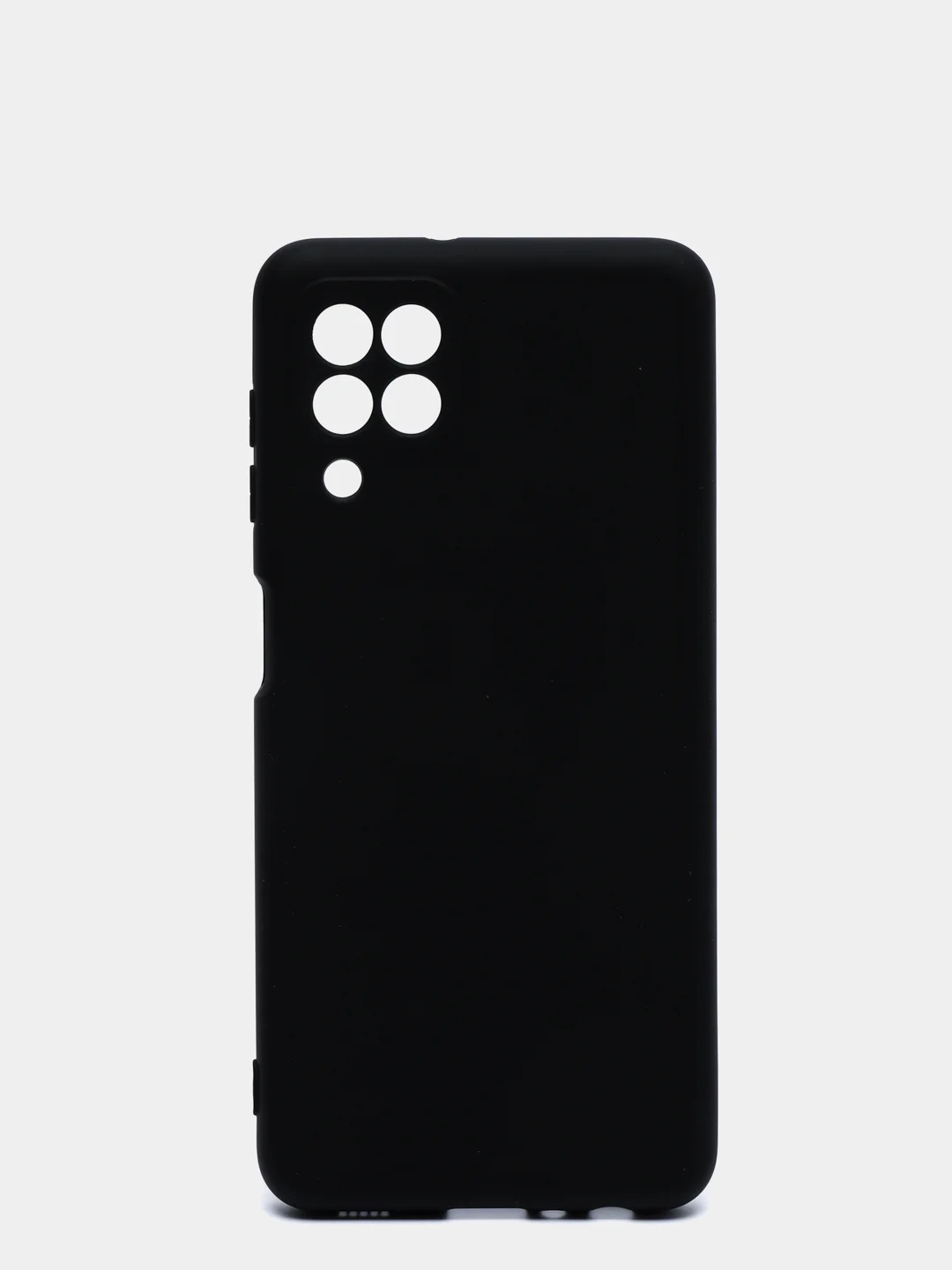 Черный чехол для Samsung Galaxy A22 4G / Galaxy M22 / Galaxy M32 Silicone Cover силиконовый