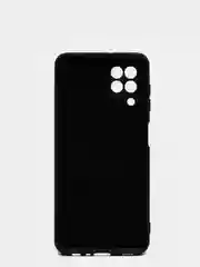 Черный чехол для Samsung Galaxy A22 4G / Galaxy M22 / Galaxy M32 Silicone Cover силиконовый