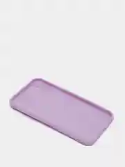 Лавандовый чехол iPhone X / Xs силиконовый с закрывающейся камерой