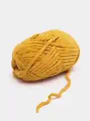 Желтый пряжа плюшевая Alize Velluto