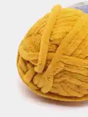 Желтый пряжа плюшевая Alize Velluto