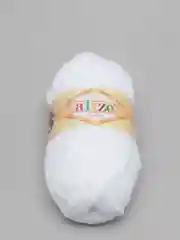 Белый пряжа Alize Softy, 100% микрополиэстер, 50 г, 115 м