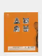 Черный тетрадь "Природа. Face of wildlife", ВД-лак, 48 листов, А5, клетка