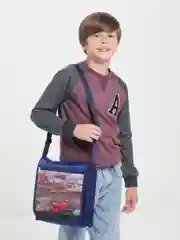 Синий детская сумка с принтом