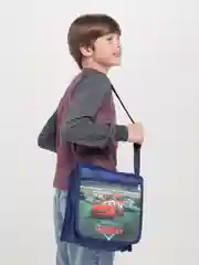 Синий детская сумка с принтом