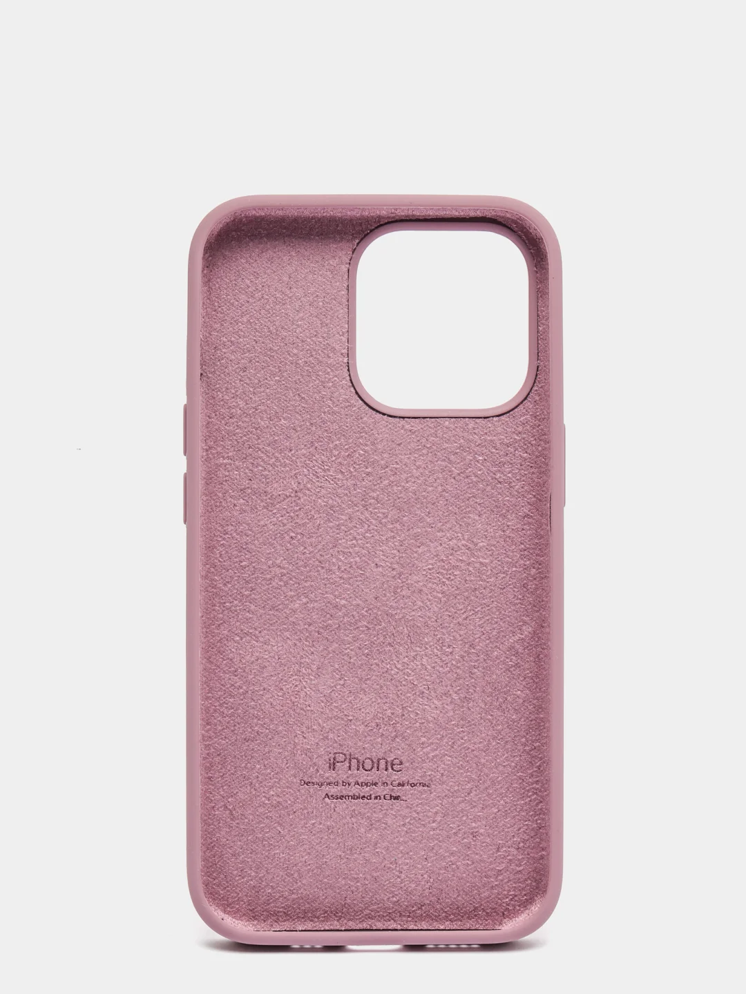 Сиреневый чехол Silicone Case для iPhone 13 Pro с закрытым низом