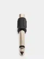 Аудио переходник гнездо тюльпан RCA на джек 6.3 мм моно