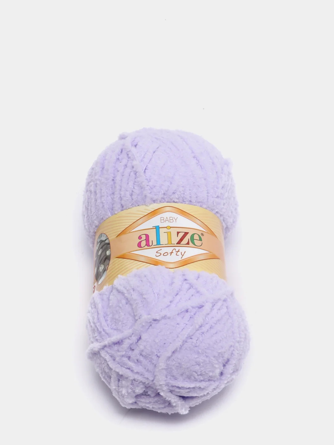 Лавандовый пряжа Alize Softy, 100% микрополиэстер, 50 г, 115 м