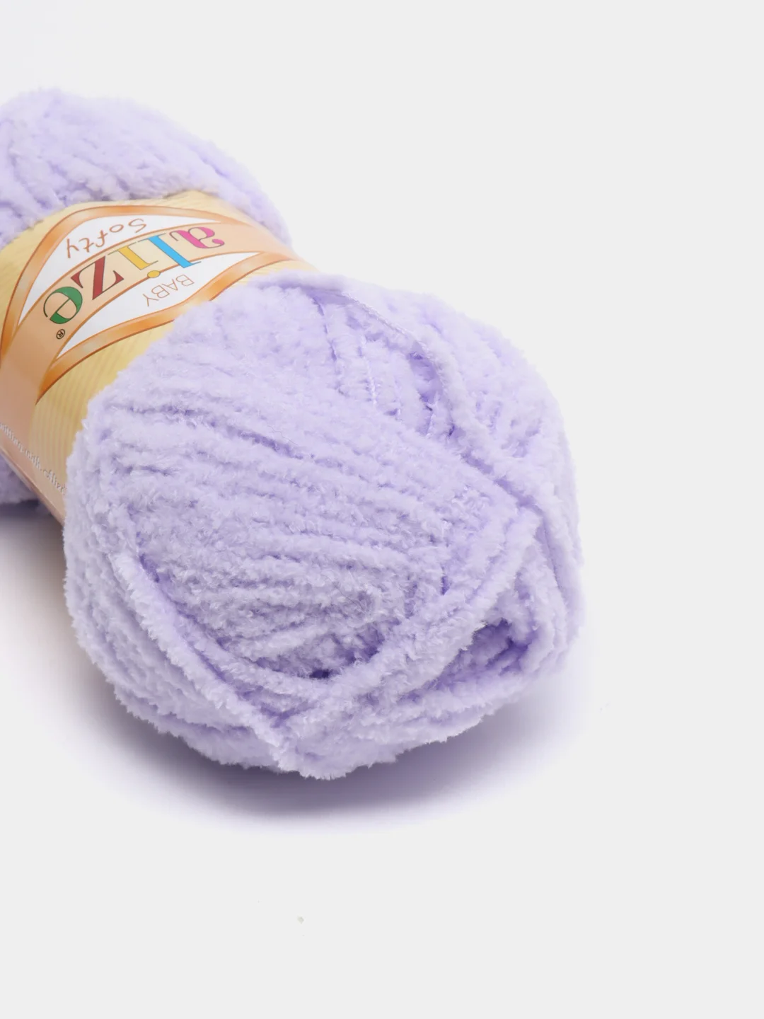 Лавандовый пряжа Alize Softy, 100% микрополиэстер, 50 г, 115 м