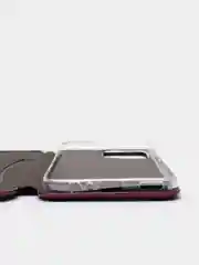 Бордовый чехол-книжка Honor X8 / HONOR X6