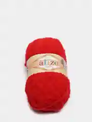 Красный пряжа Alize Softy, 100% микрополиэстер, 50 г, 115 м