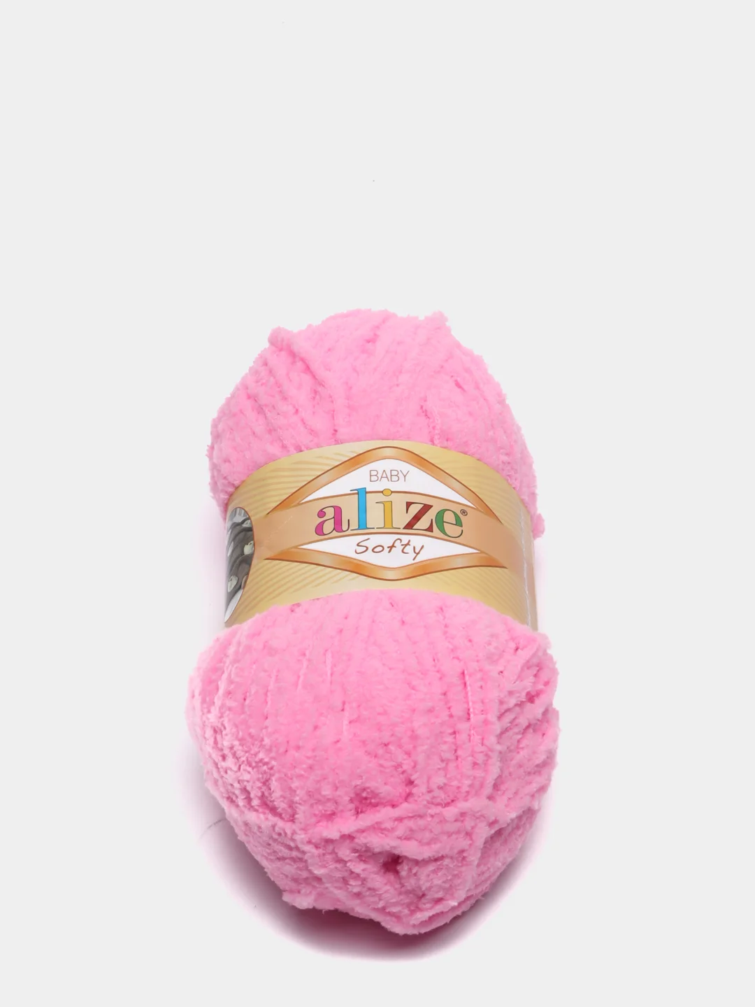 Розовый пряжа Alize Softy, 100% микрополиэстер, 50 г, 115 м