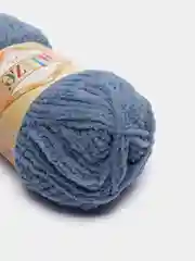 Синий меланж пряжа Alize Softy, 100% микрополиэстер, 50 г, 115 м