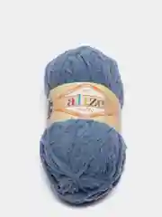 Синий меланж пряжа Alize Softy, 100% микрополиэстер, 50 г, 115 м