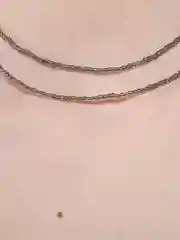 Серебряный чокер на шею, из бисера