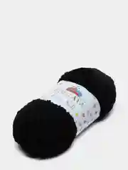 Черный пряжа плюшевая Himalaya "Baby Soft", 100% полиэстер, 115 м, 50 г