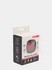 Красный фонарь аккумуляторный для велосипеда, USB, задний, светодиодный