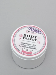 Паста для шугаринга БЕЗ БОЛИ плотная плотность BODY VELVET, 230 г