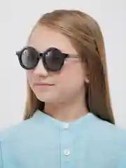 Черный детские круглые солнцезащитные очки