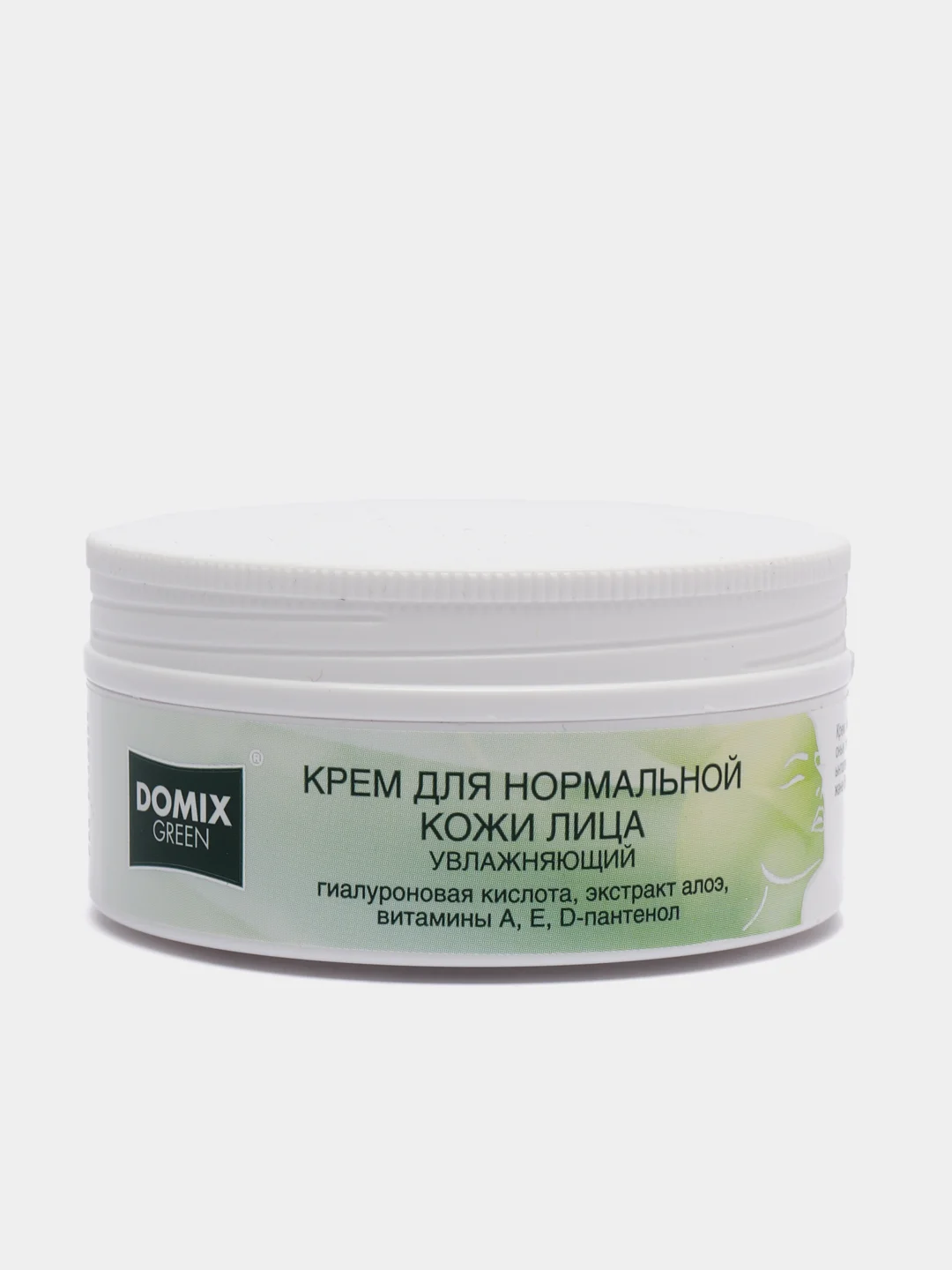 Крем для нормальной кожи лица Domix "Алоэ", увлажняющий, с гиалуроновой кислотой, 75 мл